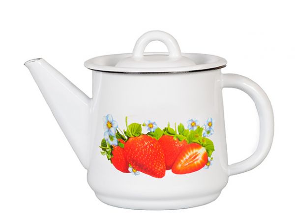 Kettle 1.0l 1s202/s white Garden strawberry